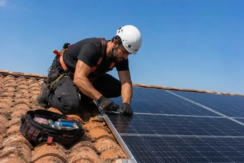 Maintenance et monitoring de panneaux solaires à Lacq